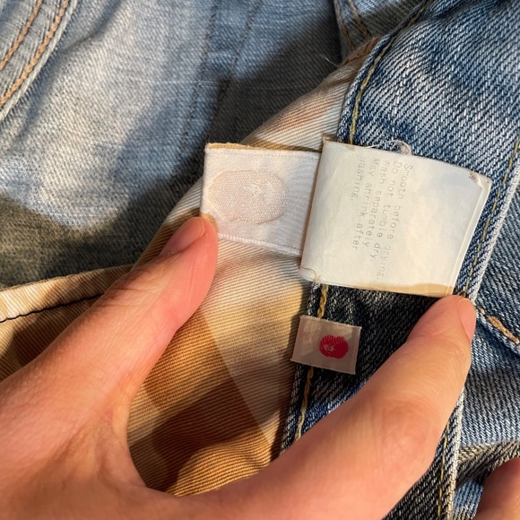 A Bathing Ape BAPE Women’s Star Logo Embroidered Straight Leg Jeans! - Picture 6 of 8